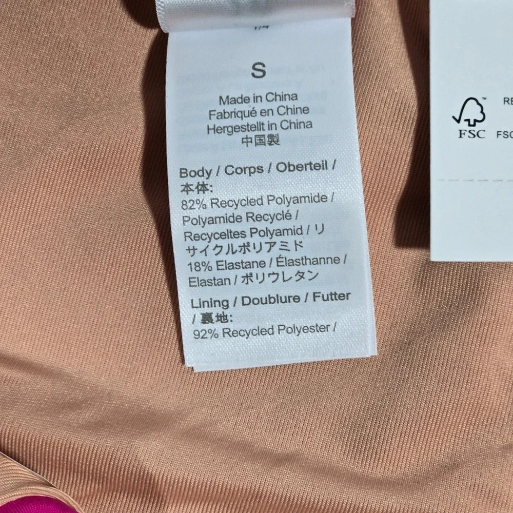 J. Crew Curved-waist cheeky‎ bikini bottom Radiant Fuchsia S NWT